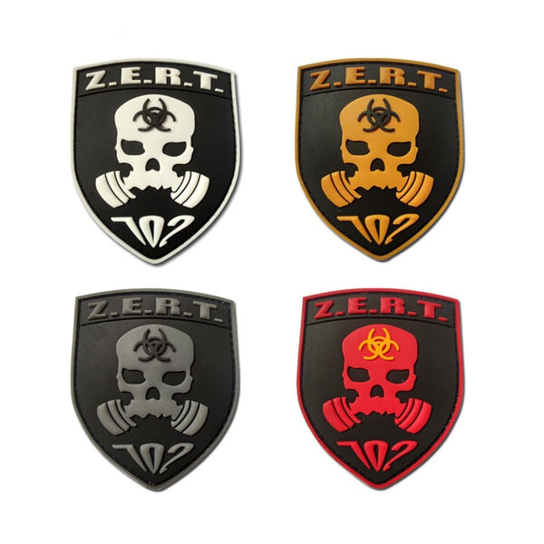 Resident Evil 'Z.E.R.T Logo' PVC Rubber Velcro Patch