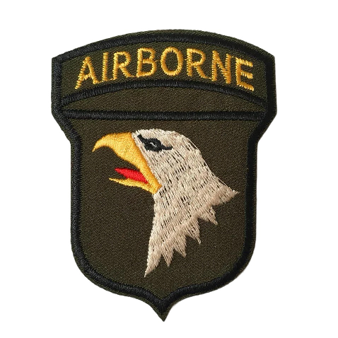 Military Tactical '101st Airborne Logo | Right' Embroidered Patch