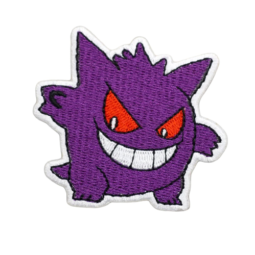 Pocket Monster 'Gengar | Grinning' Embroidered Velcro Patch