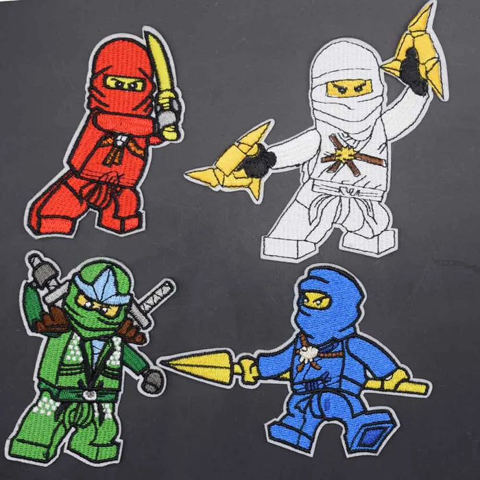 Ninjago 'Lloyd x Kai x Zane x Jay | Set of 4' Embroidered Patch