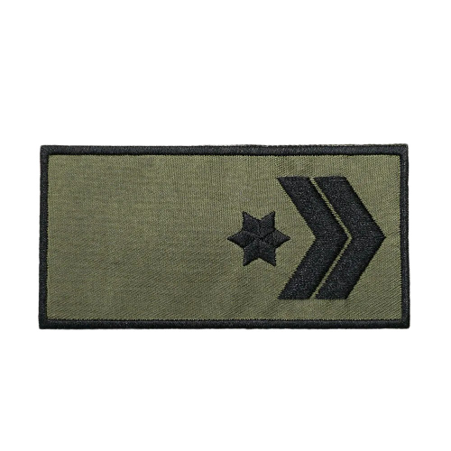 Military Rank 'Master Sergeant | Right' Embroidered Velcro Patch