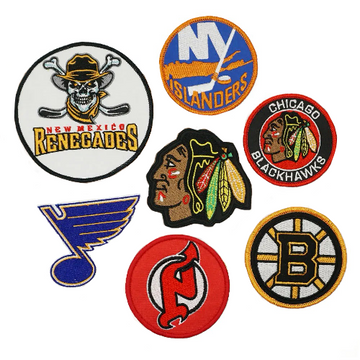 Hockey 'Logos' Embroidered Velcro Patch