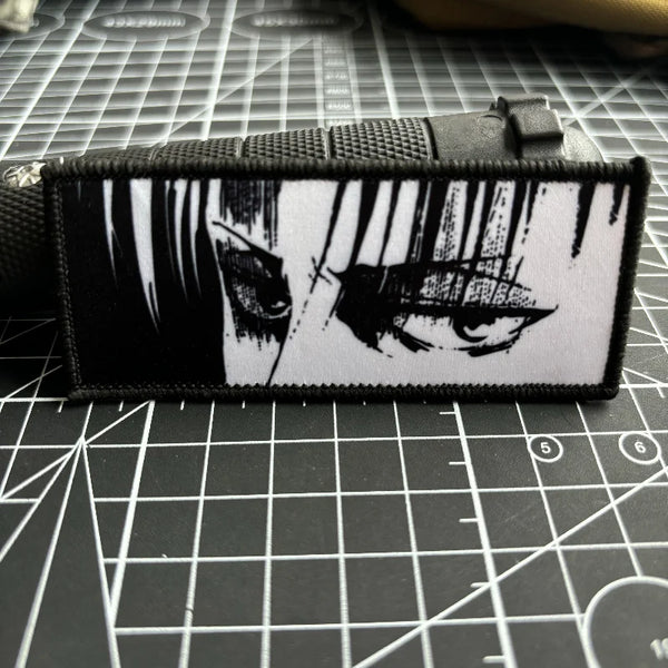 Attack on Titan 'Levi Ackerman | Sad Eyes' Embroidered Velcro Patch