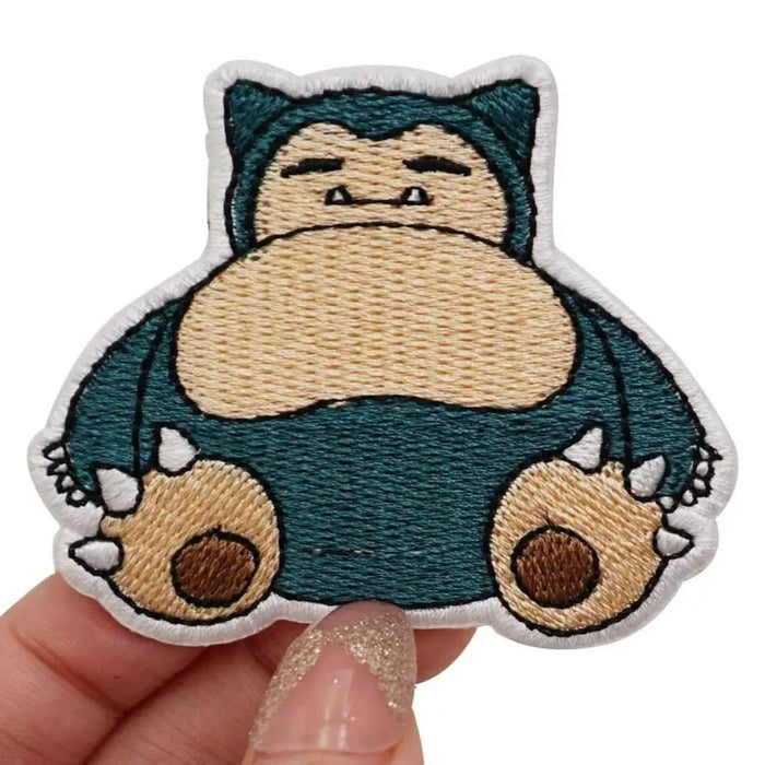 Pokemon 'Snorlax | Sitting' Embroidered Velcro Patch