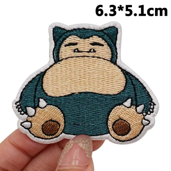 Pocket Monster 'Snorlax | Sitting 3.0' Embroidered Patch