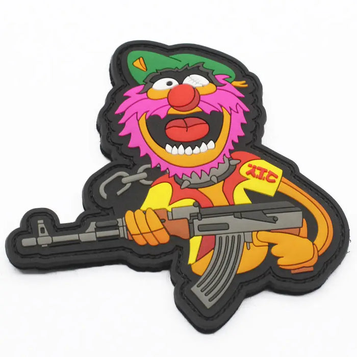 Sesame Street 'Animal | Tactical Gun' PVC Rubber Velcro Patch