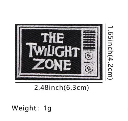 The Twilight Zone 'Television' Embroidered Patch