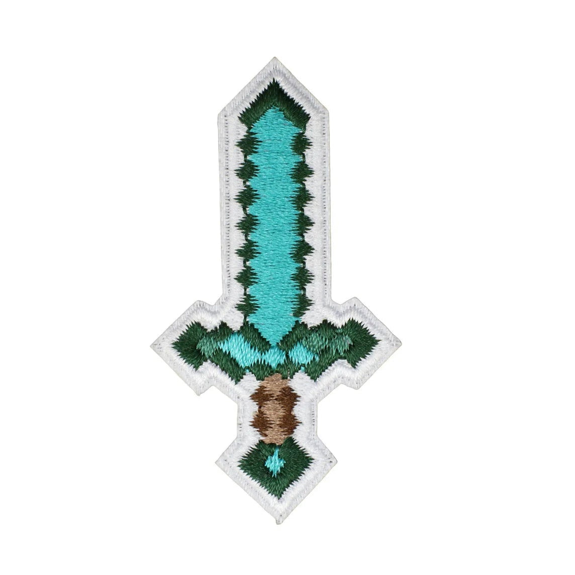 Minecraft 'Diamond Sword Weapon' Embroidered Patch