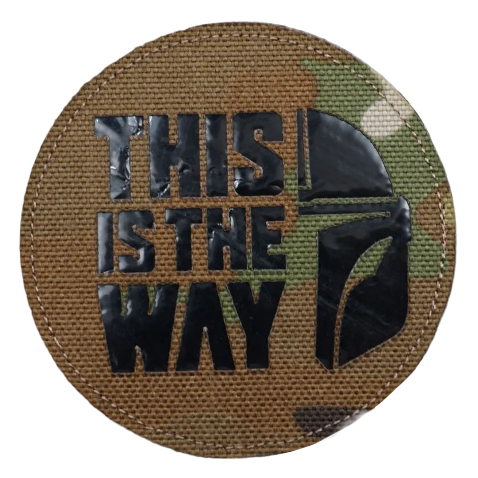 Empire and Rebellion 'This Is The Way | Reflective' Embroidered Velcro Patch