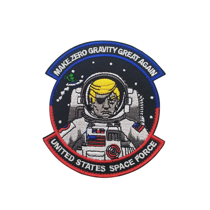 Space Force 'Make Zero Gravity Great Again' Embroidered Velcro Patch