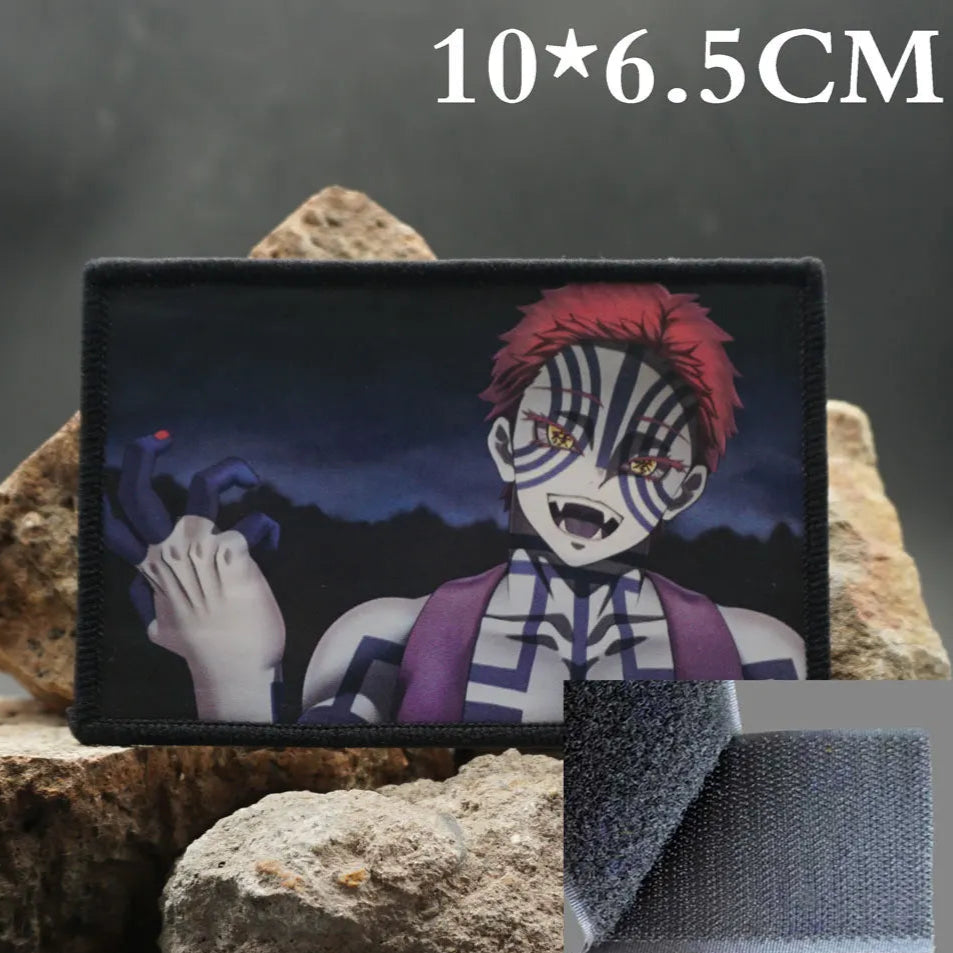 Kimetsu no Yaiba 'Akaza' Embroidered Velcro Patch