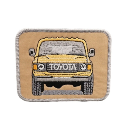 Off-Road Vehicles 'FJ Cruiser | Beige' Embroidered Patch
