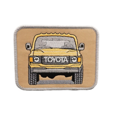 Off-Road Vehicles 'FJ Cruiser | Beige' Embroidered Patch
