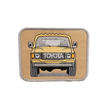 Off-Road Vehicles 'FJ Cruiser | Beige' Embroidered Velcro Patch