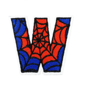Spider-Man Letter 'Letter W' Embroidered Patch