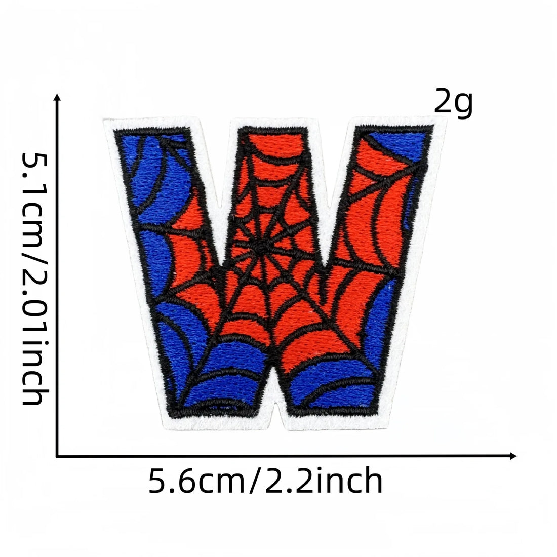 Spider-Man Letter 'Letter W' Embroidered Patch