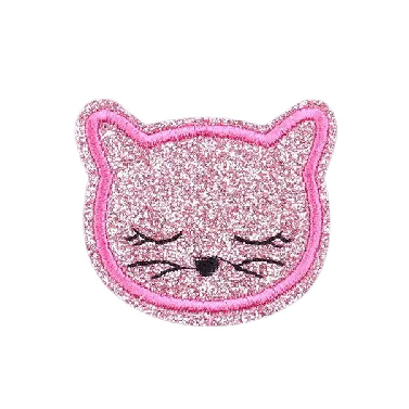 Cute 'Cat Head' Embroidered Patch