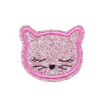 Cute 'Cat Head' Embroidered Patch