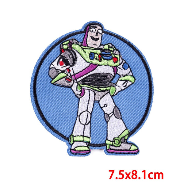 Andy's Room 'Buzz Lightyear | Round' Embroidered Patch