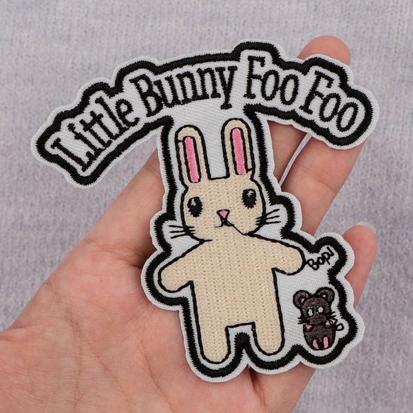 Little Bunny Foo Foo Embroidered Patch