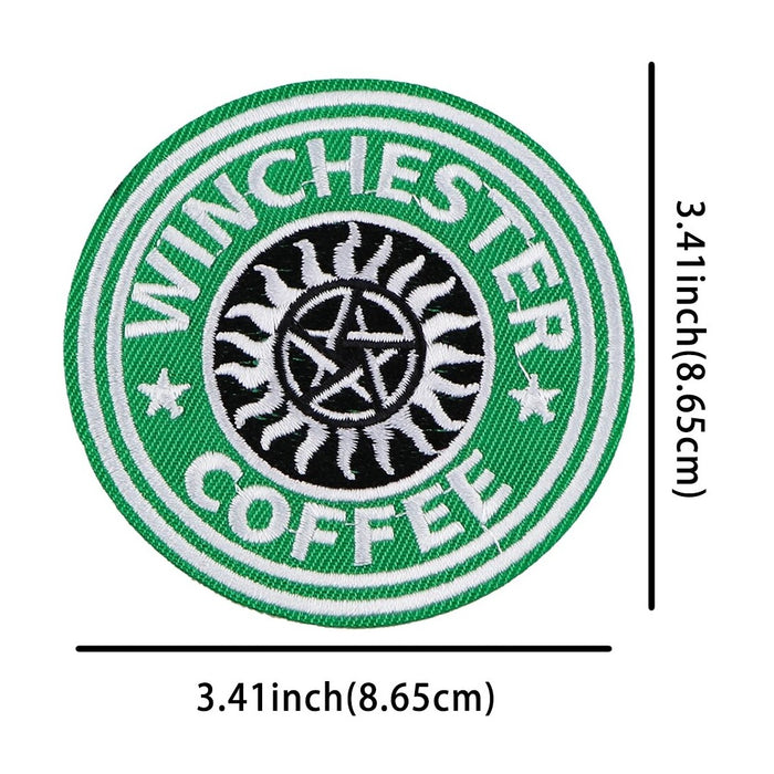 Supernatural 'Winchester Coffee' Embroidered Patch