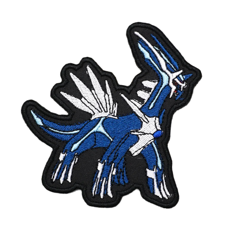 Pocket Monster 'Dialga' Embroidered Velcro Patch