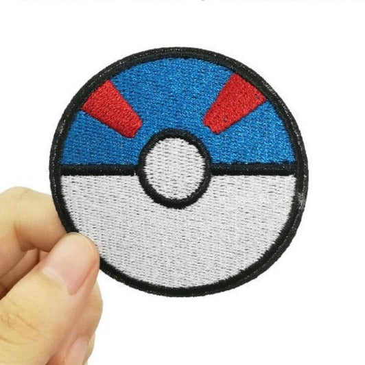 Pocket Monster 'Great Ball' Embroidered Patch