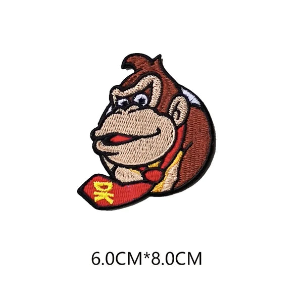 Mushroom Kingdom Bros. 'Donkey Kong | Face' Embroidered Patch