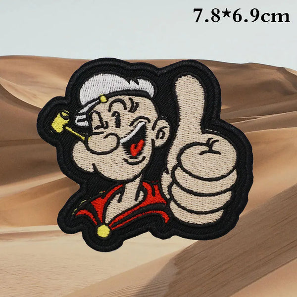 Popeye 'Approved' Embroidered Patch