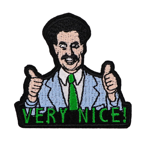 Borat ‘Very Nice' Embroidered Patch