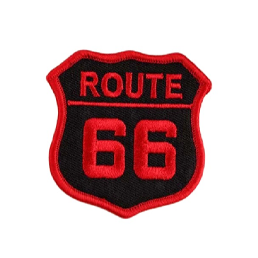 Emblem 'Route 66 | Shield' Embroidered Patch