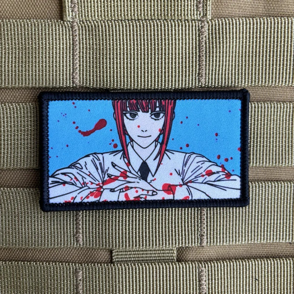 Chainsaw Man 'Makima | Scatter Blood' Embroidered Velcro Patch