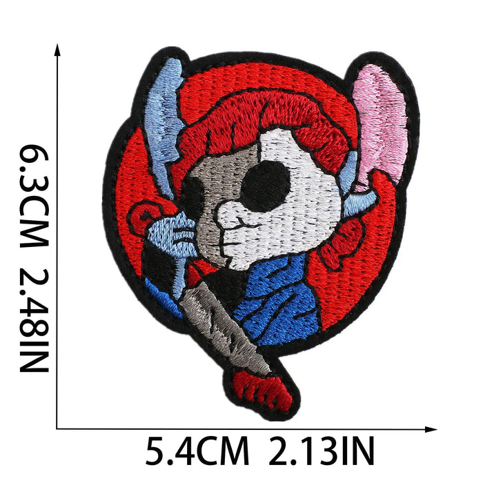 Stitch x Michael Myers Embroidered Patch