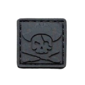 Pirate Skeletons PVC Rubber Velcro Patch