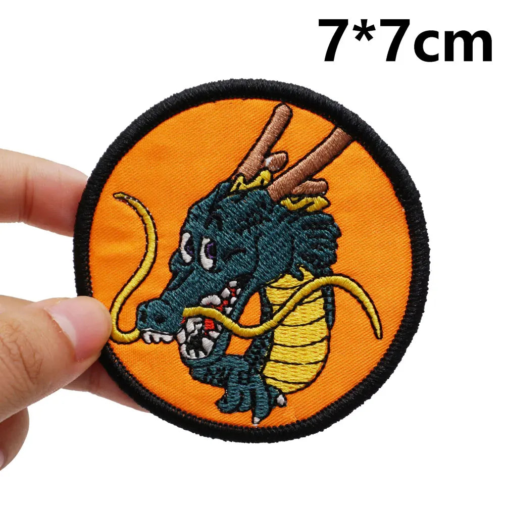 Saiyan Saga 'Shenron | Round' Embroidered Patch