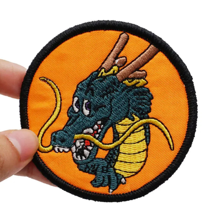 Saiyan Saga 'Shenron | Round' Embroidered Velcro Patch