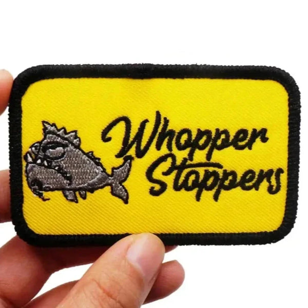 Whopper Stoppers 'Logo' Embroidered Velcro Patch