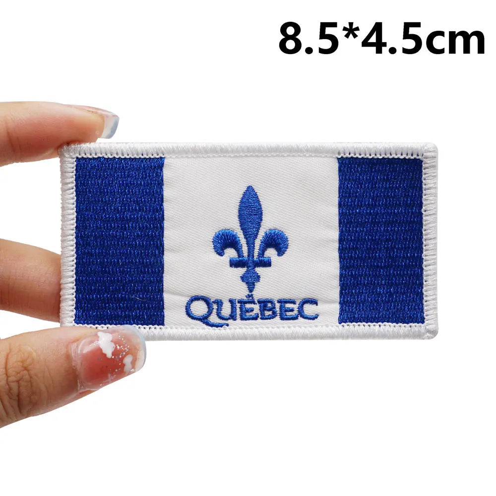 Quebec Flag Embroidered Patch
