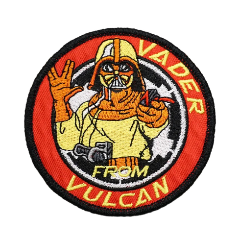 Star Wars 'Darth Vader | Vulcan Hand Salute' Embroidered Velcro Patch