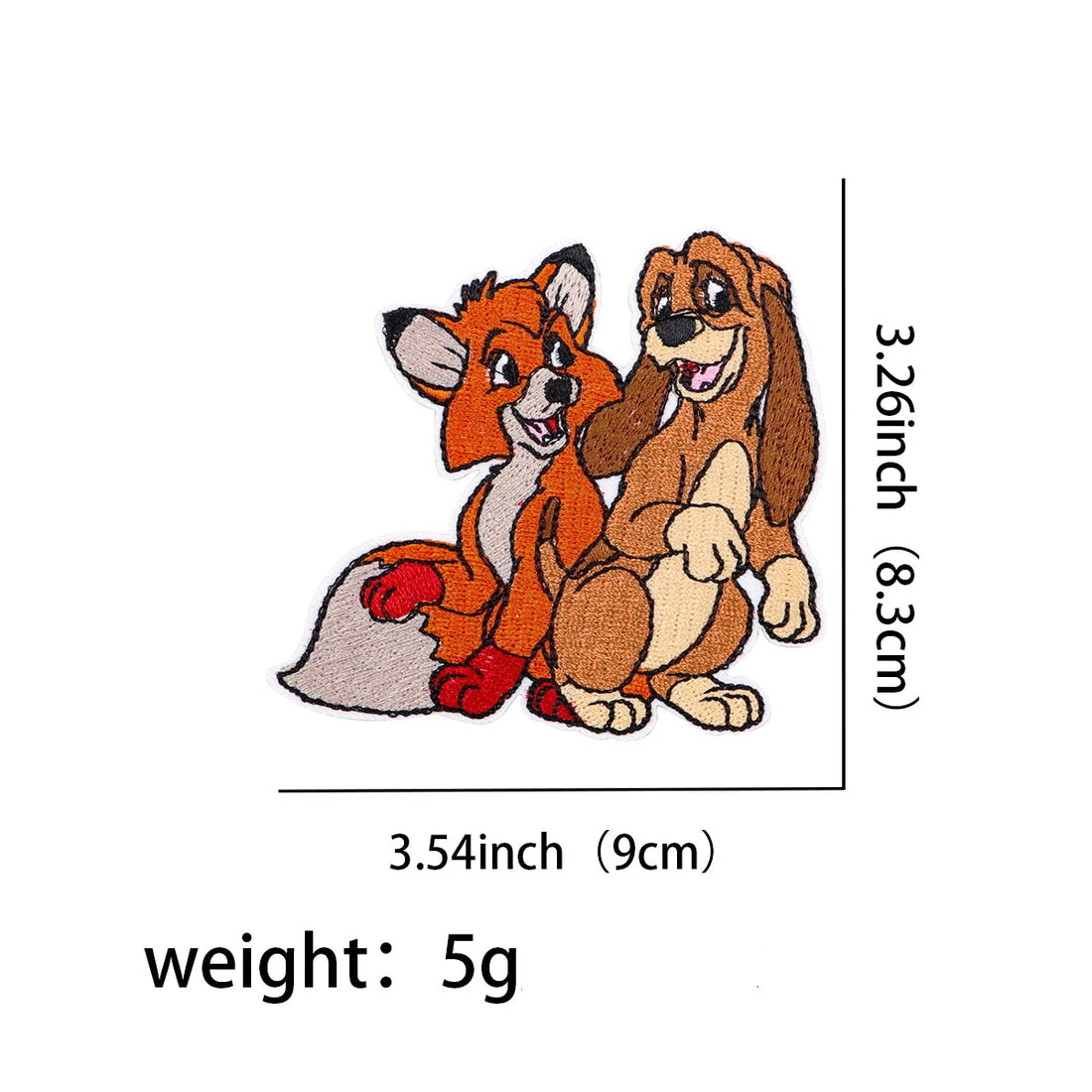 The Fox and the Hound ‘Copper and Tod | Buddies' Embroidered Patch