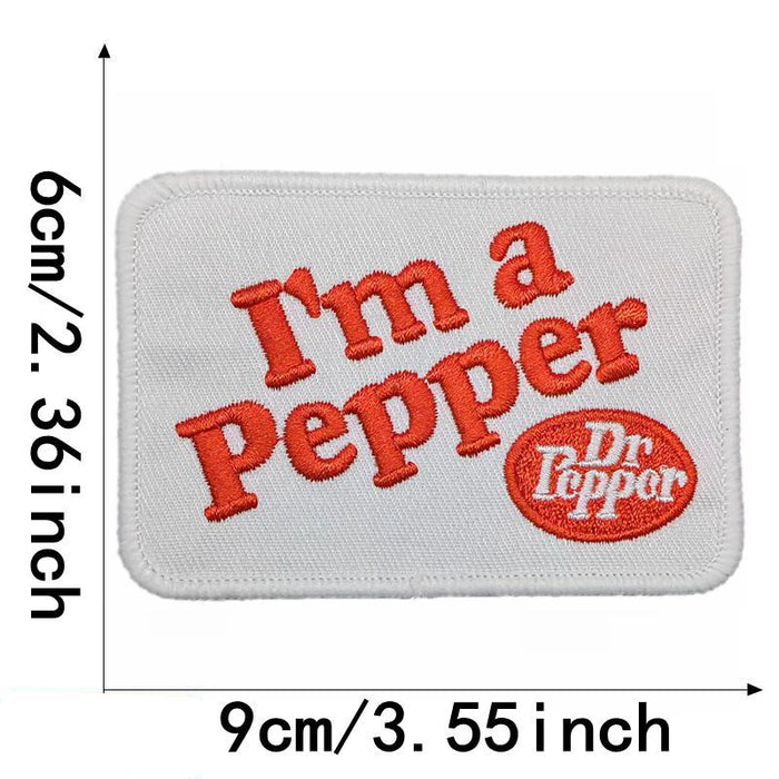Cool 'I'm A Pepper' Embroidered Patch