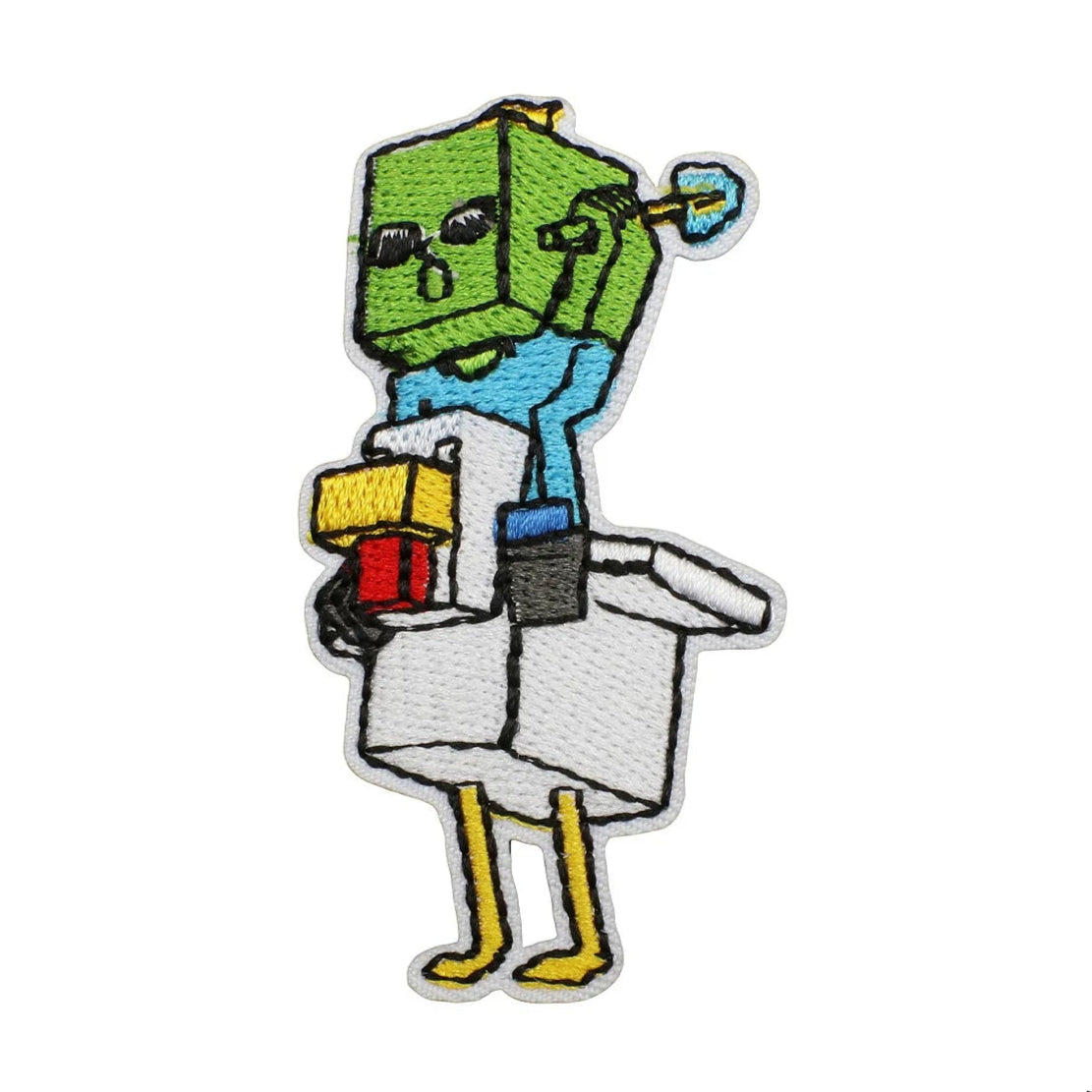 Minecraft 'Chicken Jockey' Embroidered Patch
