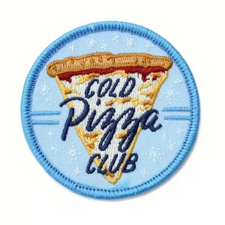 Cold Pizza Club Embroidered Patch
