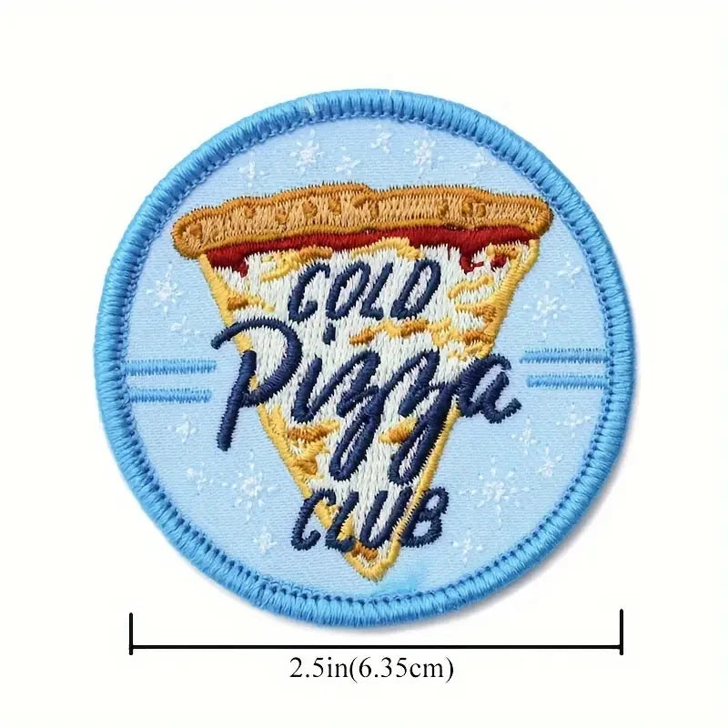 Cold Pizza Club Embroidered Patch