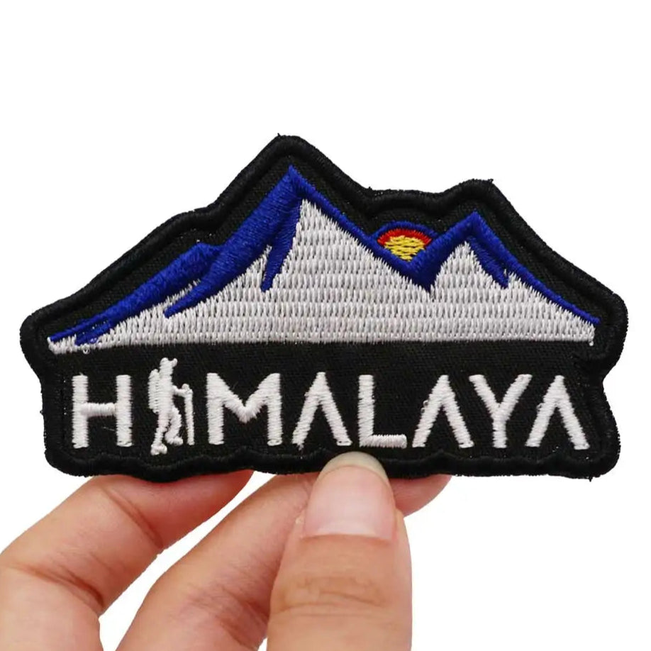 Mountains 'Himalaya | Hiker' Embroidered Patch