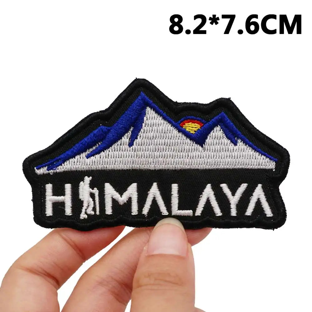 Mountains 'Himalaya | Hiker' Embroidered Patch