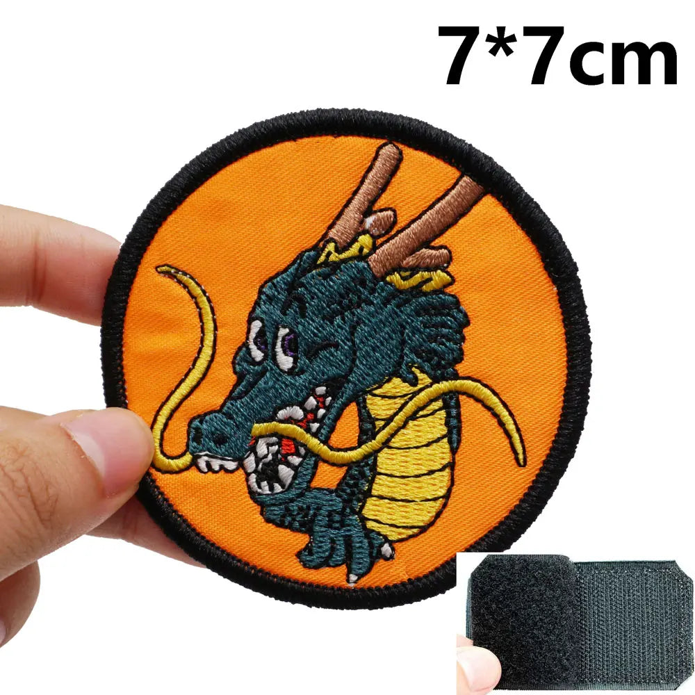 Saiyan Saga 'Shenron | Round' Embroidered Velcro Patch