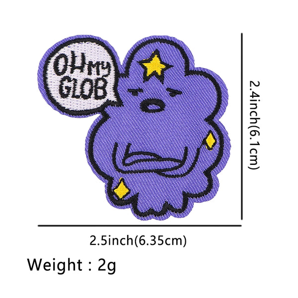 Adventure Time 'Lumpy Space Princess | Oh My Glob' Embroidered Patch