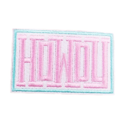 Howdy Embroidered Patch