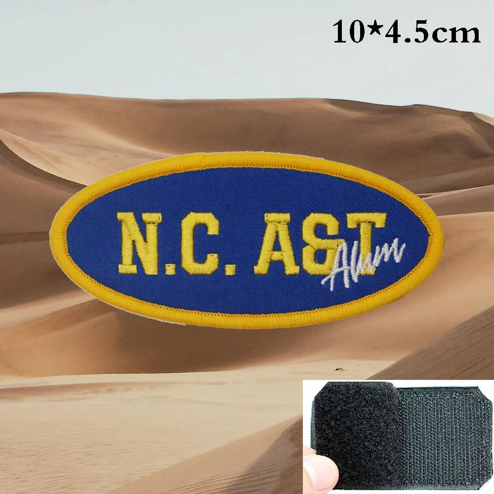 Cool 'N.C. A&T Alum' Embroidered Velcro Patch
